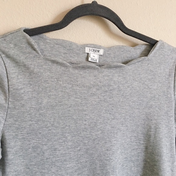 J.Crew Scallop Top - Picture 2 of 3